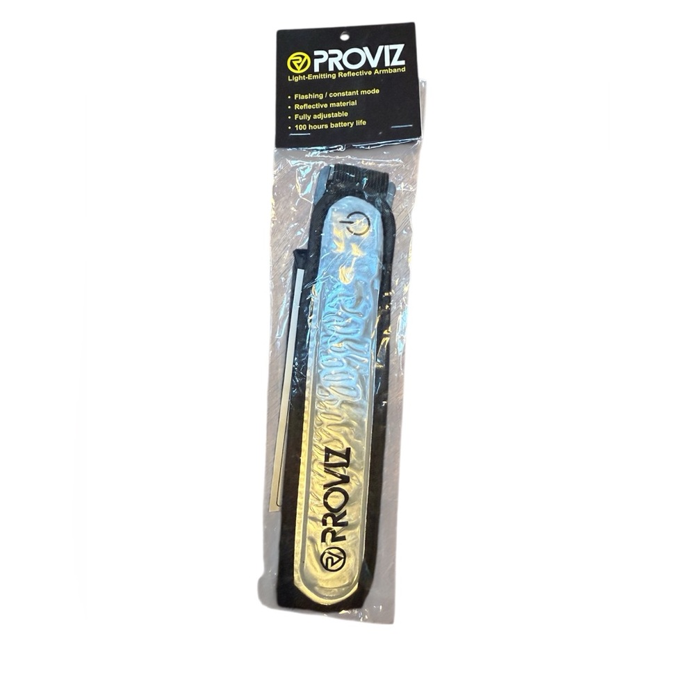 Proviz LED Armband Running Walking Dog Cycling Night 100hr Battery Blue Light